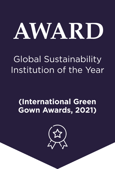 Global Sustainability Institution of the Year (International Green Gown Awards, 2021)
